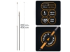 Черенок алюминиевый телескоп. L 220-400см OneClick FISKARS (11080672)