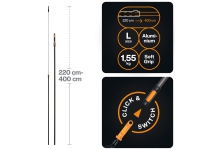 Черенок алюминиевый телескоп. L 220-400см OneClick FISKARS (11080672)