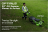 Самоходная аккумуляторная газонокосилка бесщеточная Greenworks 82LM30S 82V 2519207 (76 см)