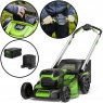Самоходная аккумуляторная газонокосилка Greenworks GD60LM51SP (2514307COMBO)