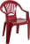 Стул пластиковый Луч бордовый Стул пластиковый Луч бордовый