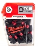 Биты ударные MILWAUKEE SHOCKWAVE TX15 25 мм (25 шт.)