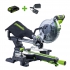 Торцовочная пила аккумуляторная Greenworks GD24MS216 24V с аккумулятором