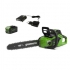 Пила аккумуляторная Greenworks GD40CS18K5 40В (в компл. АКБ 5А/ч + ЗУ)