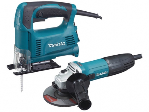 Набор электроинструмента MAKITA DK0122 (Лобзик 4326, Болгарка GA5030)