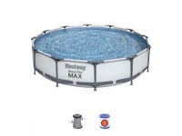 Каркасный бассейн Steel Pro MAX, 366 х 76 см + фильтр-насос, BESTWAY (56416)
