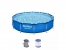Каркасный бассейн Steel Pro, 366 x 76см + фильтр-насос, BESTWAY (56681)