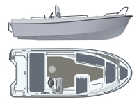 Лодка пластиковая Terhi 445С