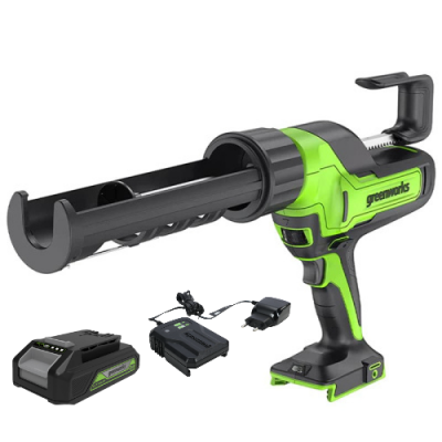 Пистолет для герметика аккумуляторный Greenworks G24CAUK2 24V 3501707UA Пистолет для герметика аккумуляторный Greenworks G24CAUK2 24V 3501707UA