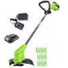 Аккумуляторный триммер GreenWorks G24LT251 24В