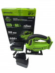 Лобзик аккумуляторный Greenworks GD24JS90 с аккумул. 2 А/ч