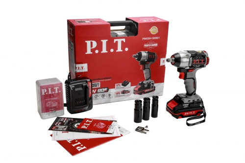 Аккумуляторный ударный гайковерт PIT PIW20H-300B/1