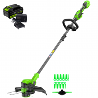 Аккумуляторный триммер бесщеточный Greenworks GD24LT331K4 (2113407UB)