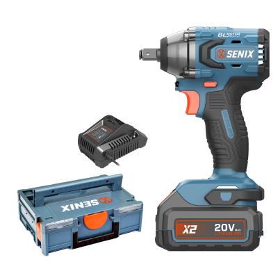 Ударный аккумуляторный гайковерт SENIX PDWX2-M2-EU SET Ударный аккумуляторный гайковерт SENIX PDWX2-M2-EU SET