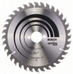 Пильный диск для циркулярных пил BOSCH 190х30 мм Z36 Optiline Wood