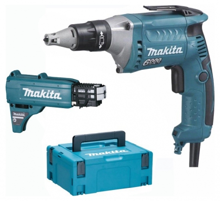 Шуруповерт сетевой по гипсокартону Makita FS6300JX2