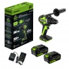 Шуруповерт ударный бесщеточный Greenworks GD24DD90 с аккумул. и зарядным