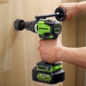 Шуруповерт ударный бесщеточный Greenworks GD24DD140 24V 3707607