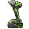Гайковерт ударный бесщеточный Greenworks GD24IW400K4 24V 3802907CUB