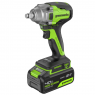 Гайковерт ударный бесщеточный Greenworks GD24IW400K4 24V 3802907CUB