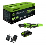 Гайковерт-трещотка бесщеточная удлиненная Greenworks GD24RW