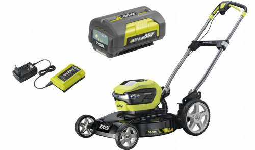 Газонокосилка аккумуляторная RYOBI RY36LMMX51A-140