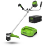 Аккумуляторный триммер GreenWorks GD60BCB в компл. АКБ 5А/ч х 2 + ЗУ