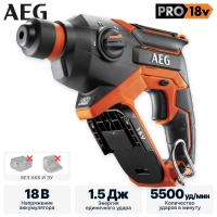 Перфоратор аккумуляторный AEG BBH18C (без батареи)