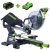 Торцовочная пила аккумуляторная Greenworks GD24MS216K5 24V с аккумулятором