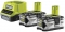 2 аккумулятора с зарядным устройством RYOBI RC18120-240 ONE+