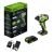 Ударный аккумуляторный винтоверт Greenworks GD24ID3K2 3802807СUA