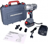 Аккумуляторный гайковерт бесщеточный ударный Profipower T-900N