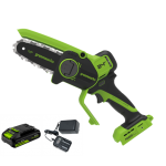Аккумуляторная цепная мини-пила Greenworks CS2410AUA
