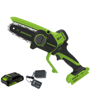 Аккумуляторная цепная мини-пила Greenworks CS2410AUA