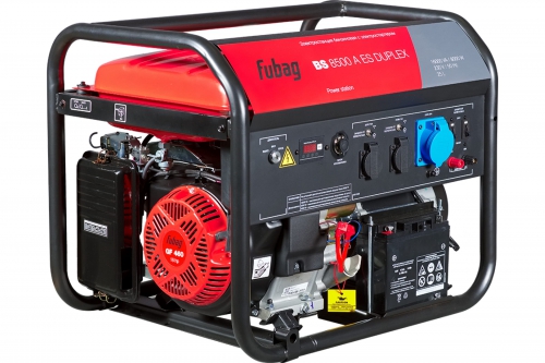 Электростанция бензиновая с электростартером и коннектором автоматики BS 8500 A ES DUPLEX