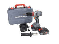 Аккумуляторная дрель бесщеточная ударная Profipower MKDHP-20V