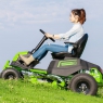 Садовый трактор аккумуляторный Greenworks GC82LT107, 82v, 107 см