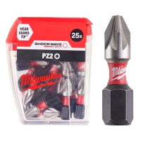 Бита ударная MILWAUKEE SHOCKWAVE PZ2 25 мм (25 шт.)