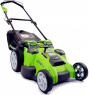 Аккумуляторная газонокосилка GreenWorks G40LM49DB TwinForce 49см (2500207)
