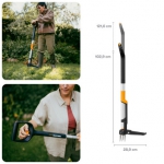 Корнеудалитель телескопический 103-121 см X-series FISKARS (1080510)
