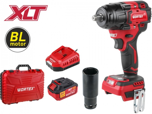 Гайковерт аккумуляторный WORTEX CWR 0518 SET