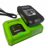 Ультрабыстрое зарядное устройство Greenworks G24C8 24В 8A (2958707)