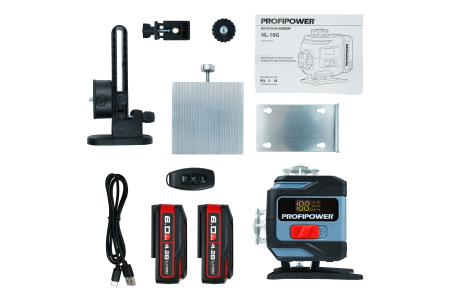 Лазерный нивелир E0363 PROFIPOWER NL-16G
