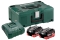 Комплект: 2x8.0 Ah Metabo 18V LiHD АКБ + З/у Metabo ASC Ultra + Кейс Metaloc