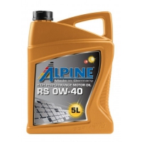 Моторное масло Alpine RS 0W-40