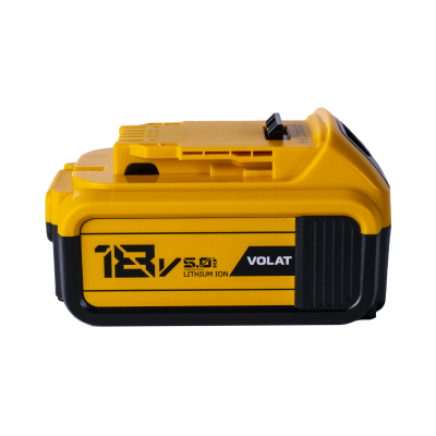 Аккумулятор VOLAT для DeWalt 18.0V 5.0AH (Li-ion) DEW-DCB184 Аккумулятор VOLAT для DeWalt 18.0V 5.0AH (Li-ion) DEW-DCB184