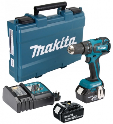 Шуруповерт ударный бесщеточный MAKITA DHP459RFE