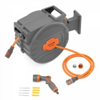 Катушка автоматическая со шлангом Auto Reel x25 и набором для полива DAEWOO DWR 3050