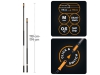 Черенок алюминиевый телескоп. М 119-174см OneClick FISKARS (11080671)