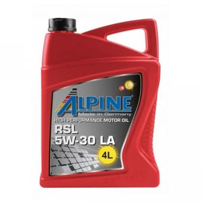 Моторное масло Alpine RSL 5W-30 LA